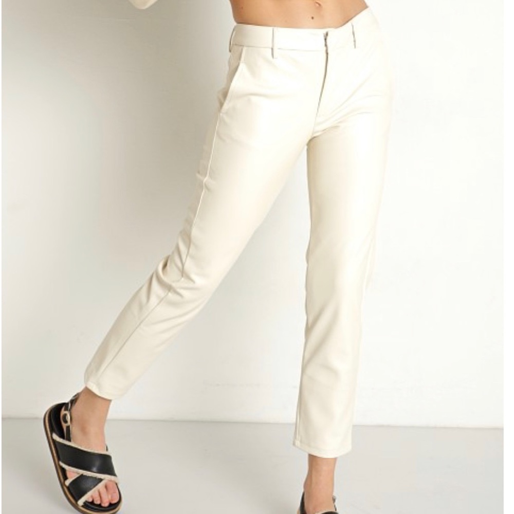 LBLC
Franny Vegan Leather Trouser Ivory XS